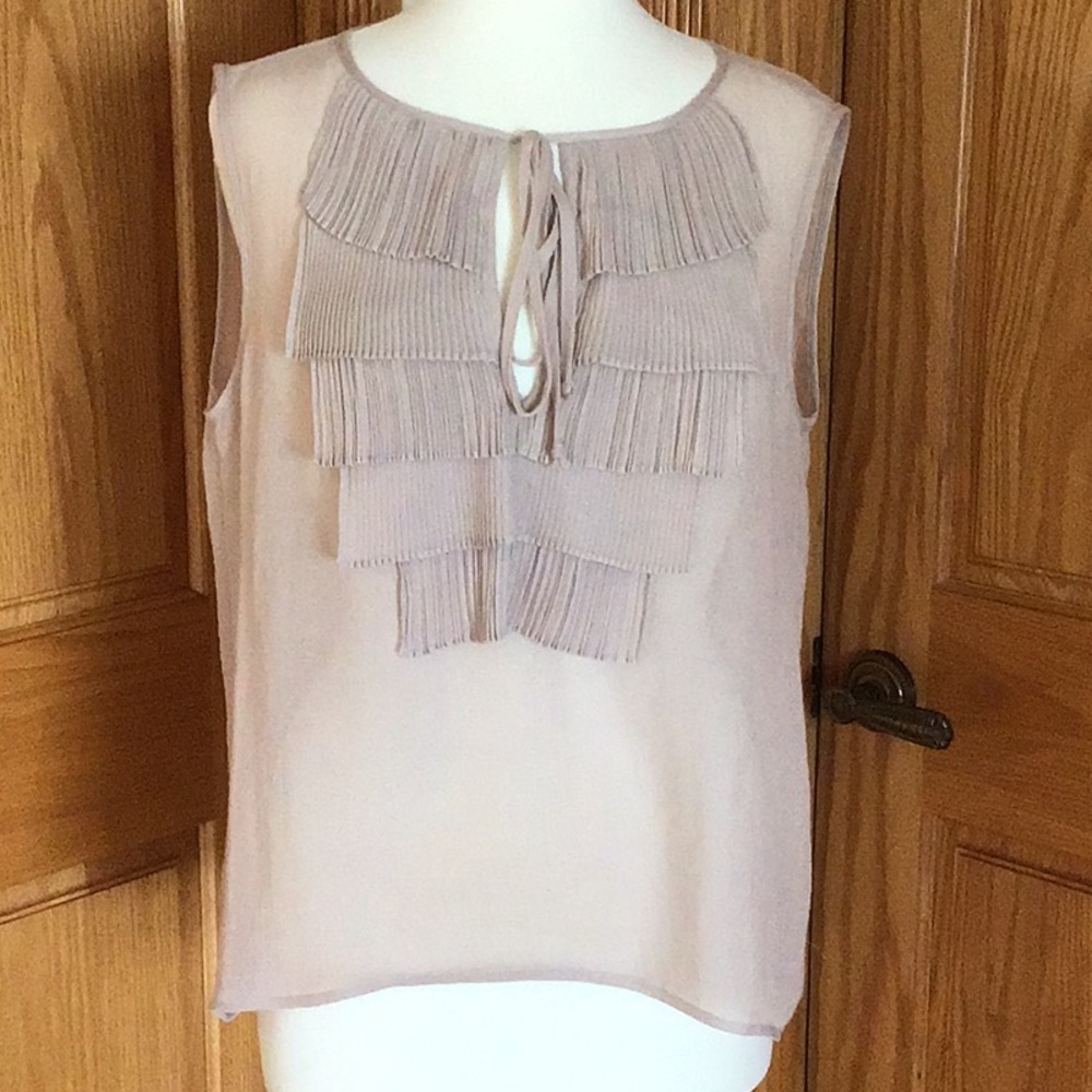 BCBG MAXAZRIA  Sleeveless Blouse.